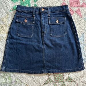 J. Crew Denim A-Line Skirt Sz 27